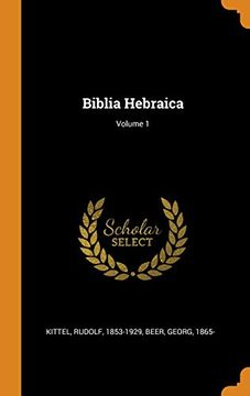 portada Biblia Hebraica; Volume 1 
