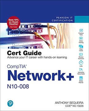 portada Comptia Network+ N10-008 Cert Guide (Certification Guide) 