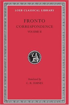 portada Marcus Cornelius Fronto: Correspondence, ii (Loeb Classical Library no. 113) (Volume ii) (en Inglés)