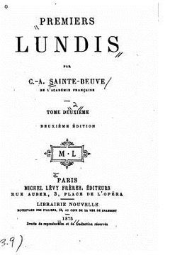 portada Premiers lundis - Tome II (in French)