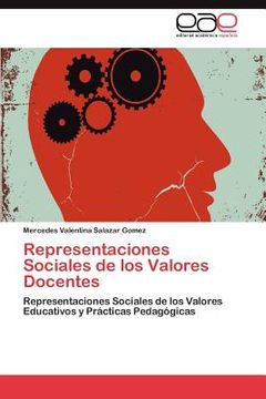 portada representaciones sociales de los valores docentes (en Inglés)