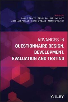 portada Advances in Questionnaire Design, Development, Evaluation and Testing (libro en Inglés)