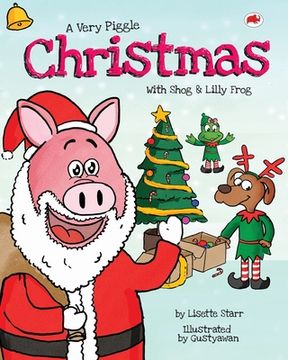 portada A Very Piggle Christmas: With Shog and Lilly Frog (en Inglés)