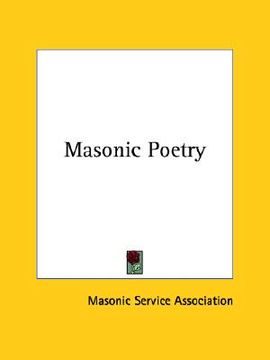 portada masonic poetry (en Inglés)