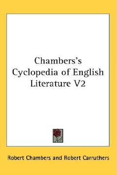 portada chambers's cyclopedia of english literature v2 (en Inglés)