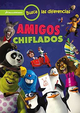 portada Dreamworks. Busca las diferencias. Amigos chiflados. (in Spanish)