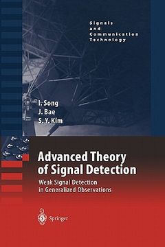portada advanced theory of signal detection: weak signal detection in generalized observations (in English)