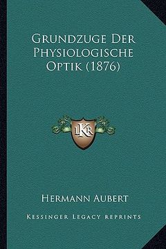 portada Grundzuge Der Physiologische Optik (1876) (en Alemán)