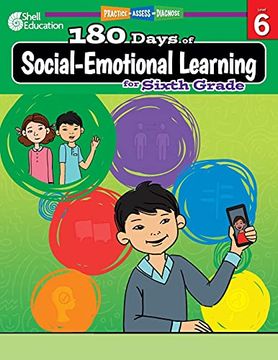 portada 180 Days of Social-Emotional Learning for Sixth Grade (180 Days of Practice) (en Inglés)