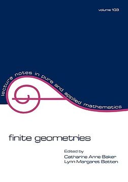 portada finite geometries (en Inglés)