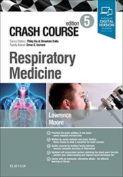 portada Crash Course Respiratory Medicine, 5e (en Inglés)