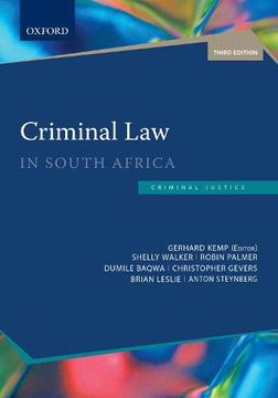 portada Criminal law in South Africa (Criminal Justice) (in English)