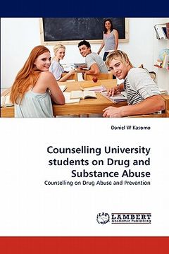 portada counselling university students on drug and substance abuse (en Inglés)