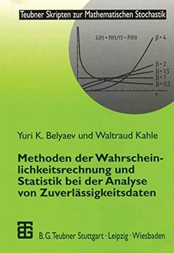 portada Methoden der Wahrscheinlichkeitsrechnung und Statistik bei der Analyse von Zuverlässigkeitsdaten (in German)
