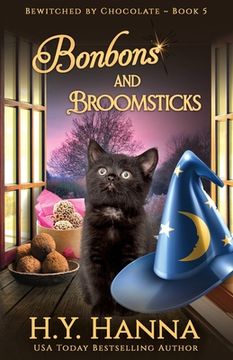 portada Bonbons and Broomsticks (Bewitched by Chocolate Mysteries ~ Book 5) (en Inglés)