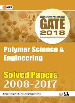 portada GATE Polymer Science & Engineering - Solved Papers 2008-2017 (en Inglés)