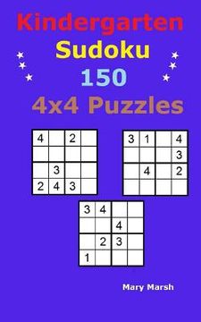 portada Kindergarten Sudoku 150 4x4 Puzzles (en Inglés)