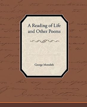 portada a reading of life and other poems (en Inglés)