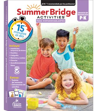 portada Summer Bridge Activities Spanish Prek-K, Grades Pk - K (in English)