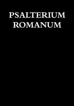 portada Psalterium Romanum 