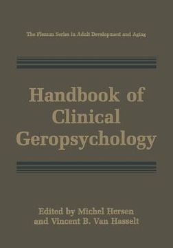 portada Handbook of Clinical Geropsychology (in English)