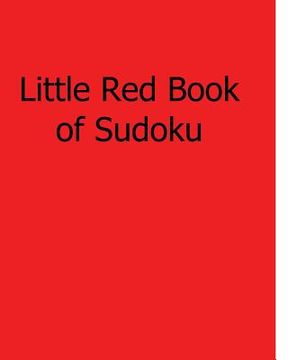 portada Little Red Book of Sudoku: Fun, Large Print Sudoku Puzzles (in English)