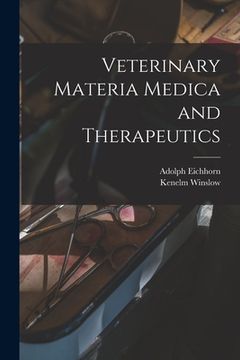 portada Veterinary Materia Medica and Therapeutics