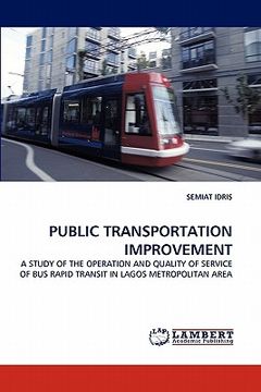 portada public transportation improvement (en Inglés)