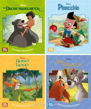 portada Nelson Mini-Bücher: Disney Filmklassiker 13-16 (en Alemán)