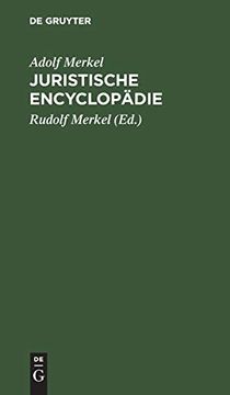 portada Juristische Encyclopã Â¤Die (German Edition) [Hardcover ] (en Alemán)