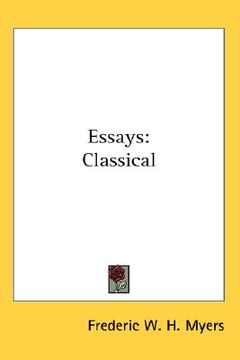 portada essays: classical (en Inglés)