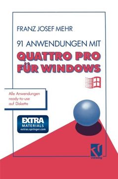 portada 91 Anwendungen mit Quattro Pro für Windows (German Edition)