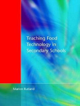portada teaching food technology in secondary school (en Inglés)