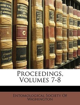 portada proceedings, volumes 7-8 (en Inglés)
