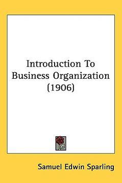 portada introduction to business organization (1906) (en Inglés)