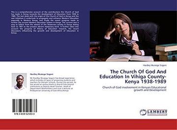 portada The Church Of God And Education In Vihiga County-Kenya 1938-1989 (en Inglés)