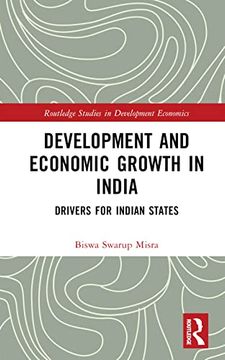 portada Development and Economic Growth in India (Routledge Studies in Development Economics) (in English)