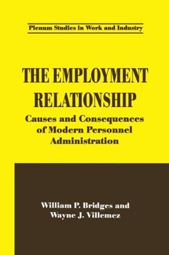 portada The Employment Relationship: Causes and Consequences of Modern Personnel Administration (Springer Studies in Work and Industry)