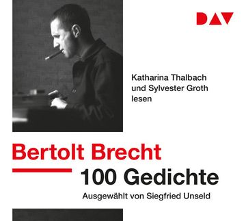portada 100 Gedichte Cd-Box Lesung mit Katharina Thalbach und Sylvester Groth (en Alemán)