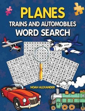 portada Planes Trains and Automobiles Word Search (en Inglés)