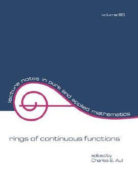 portada rings of continuous functions (en Inglés)