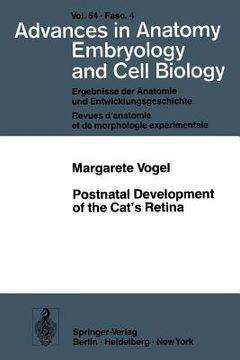 portada postnatal development of the cat s retina (en Inglés)
