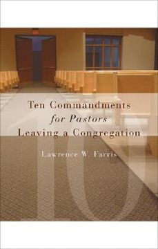 portada ten commandments for pastors leaving a congregation