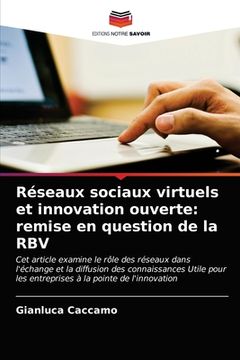 portada Réseaux sociaux virtuels et innovation ouverte: remise en question de la RBV (in French)