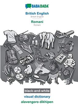 portada Babadada Black-And-White, British English - Romani, Visual Dictionary - Alavengoro Dikhipen: British English - Romani, Visual Dictionary