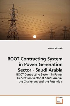 portada boot contracting system in power generation sector - saudi arabia
