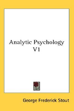 portada analytic psychology v1 (en Inglés)