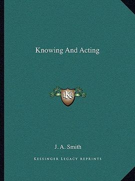 portada knowing and acting
