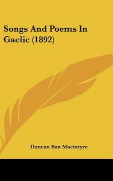 portada songs and poems in gaelic (1892) (en Inglés)