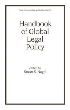 portada handbook of global legal policy (en Inglés)